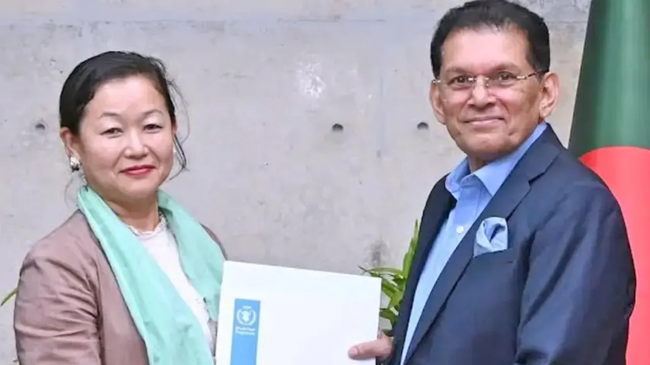 পরিচয়পত্র পেশ করলেন পিপিডি-ডব্লিউএফপির কান্ট্রি প্রতিনিধিরা