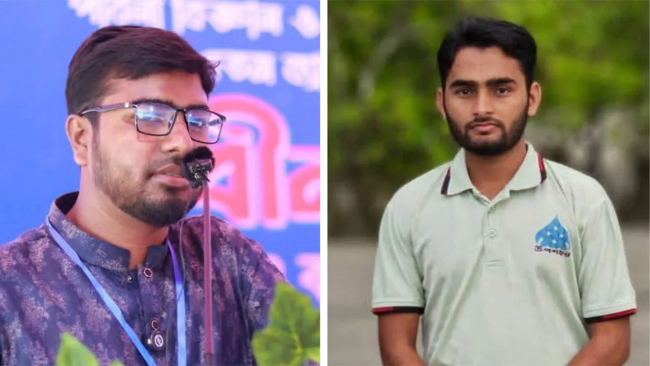 পাবিপ্রবি ছাত্রশিবিরের সভাপতি তুষার মাহমুদ ও সেক্রেটারি আবু সামা