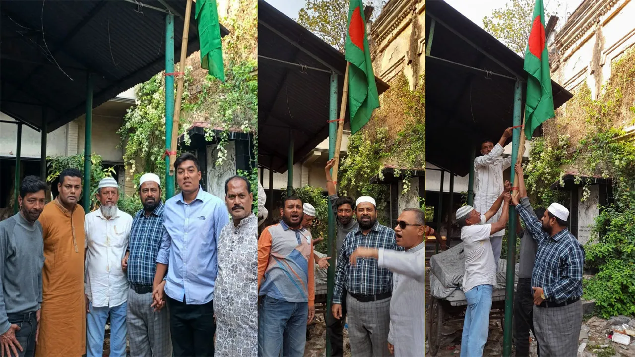 পাবনায় আওয়ামী লীগের কার্যালয়ে পতাকা উত্তোলন, পুলিশের অস্বীকার
