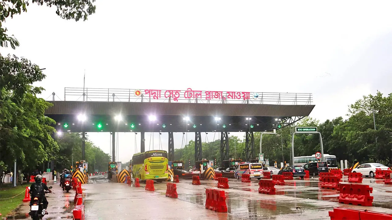 ২৪ ঘণ্টায় পদ্মা সেতুতে ৪ কোটি ৮০ লাখ টাকা টোল আদায়