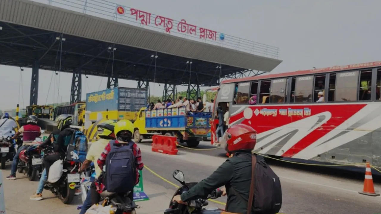 পদ্মা সেতুতে ৩ দিনে ১৩ কোটি টাকার বেশি টোল আদায়