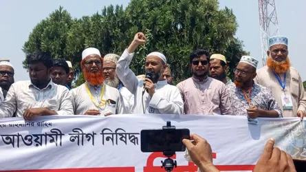 আ’লীগ নিষিদ্ধে পঞ্চগড়ে জামায়াতের শোকরানা মিছিল