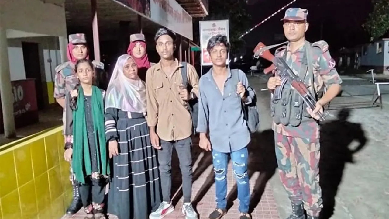 পঞ্চগড় সীমান্তে ৯ জনকে পুশইন এবং একজনকে হস্তান্তর বিএসএফের