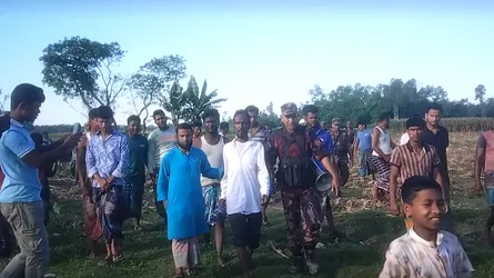 পাটগ্রামে সীমান্তে আবারো পুশইনের চেষ্টা বিএসএফের