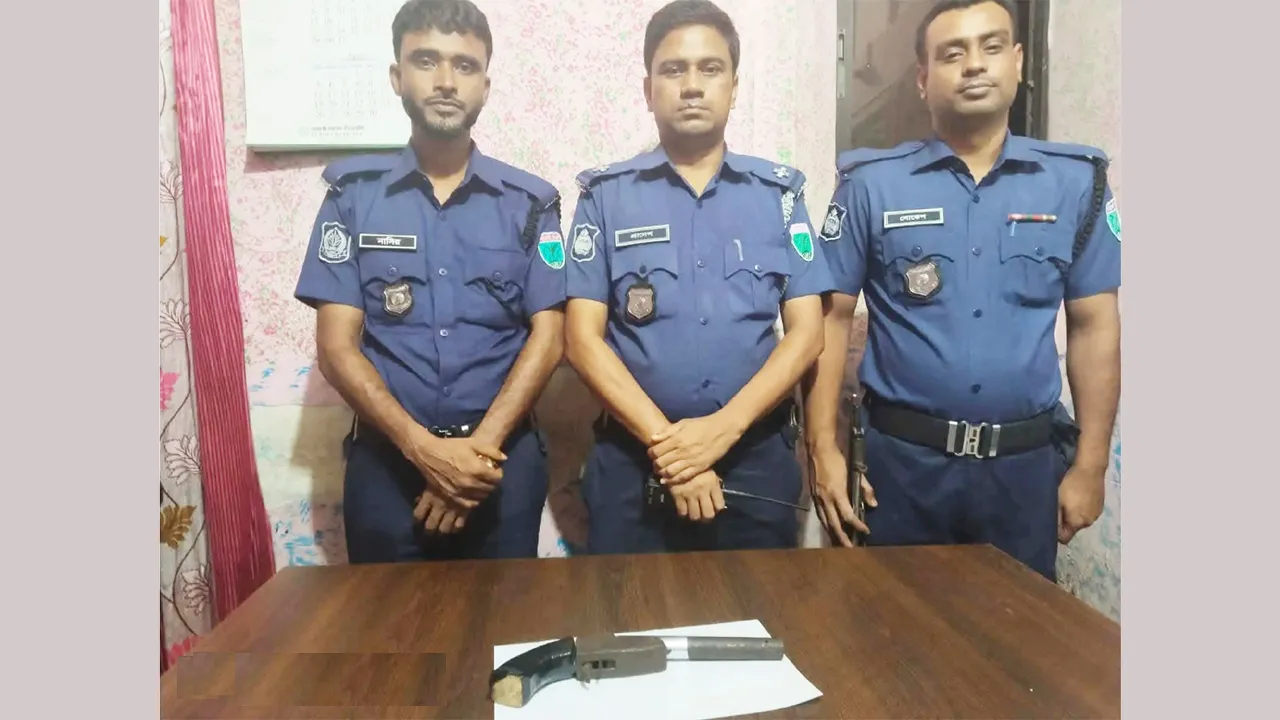 মৌলভীবাজারে পুলিশের অভিযানে পাইপগান উদ্ধার