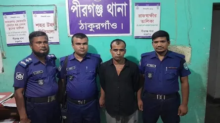 পীরগঞ্জে ২৫ মামলার আসামি মাদক সম্রাট আরমান গ্রেফতার