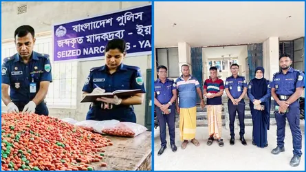 মঠবাড়িয়ায় ২০০৫ পিস ইয়াবাসহ ২ মাদক কারবারি গ্রেফতার
