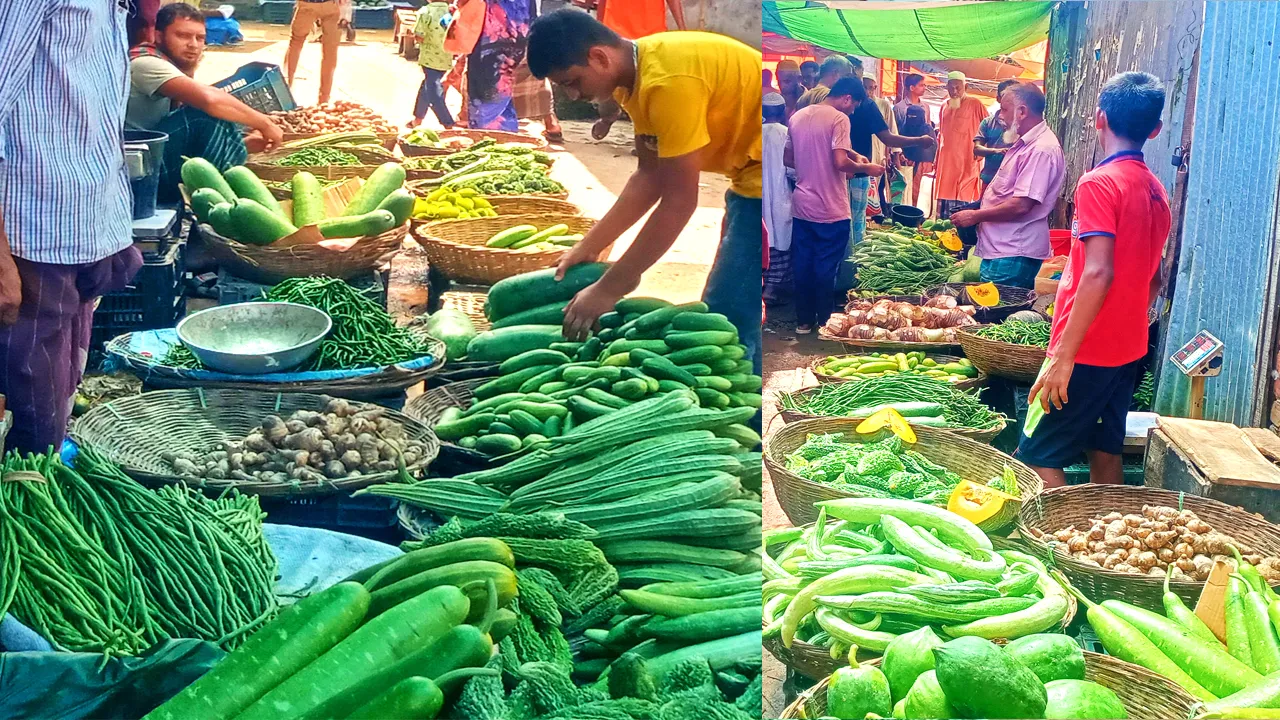 পিরোজপুরে সবজির দাম লাগামহীন, ভোগান্তিতে ক্রেতারা