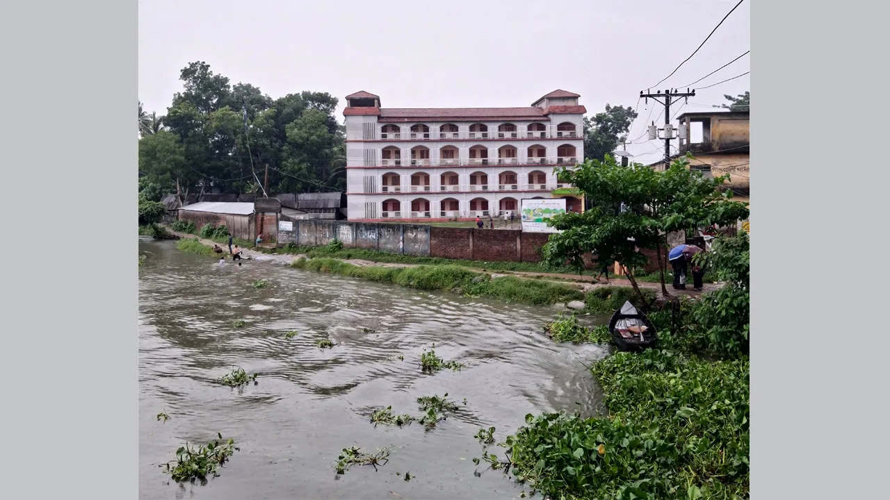 নাজিরপুরে নদীভাঙনের ঝুঁকিতে গাওখালী স্কুল-সংলগ্ন সড়ক
