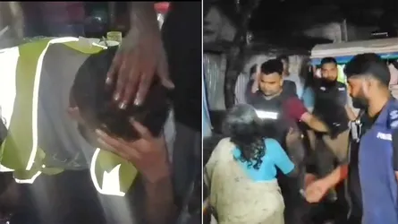 তাহিরপুরে মাদকবিরোধী অভিযানে পুলিশের উপর হামলায় আটক ৭