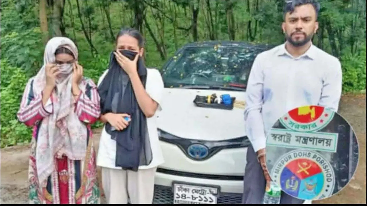 স্বরাষ্ট্র স্টিকার লাগিয়েও ধরা, ইয়াবাসহ আটক ৩