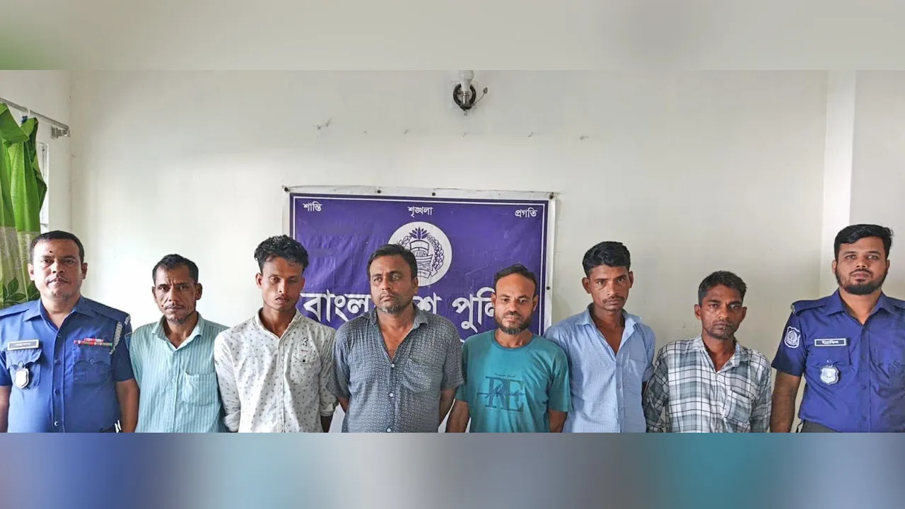 ভাঙ্গায় জুয়ার আসরে পুলিশের অভিযান, গ্রেফতার ৬