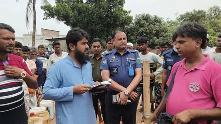 পোরশায় নাহার ফিলিং স্টেশনকে জরিমানা