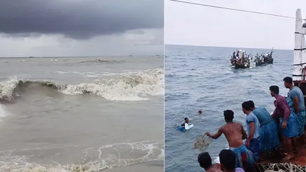 কুয়াকাটায় বঙ্গোপসাগরে চার দিনে ৩ ট্রলারডুবি, নিখোঁজ ১৩ জেলে