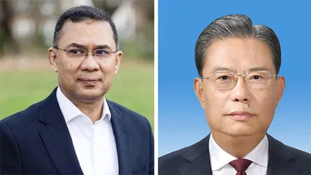 প্রধানমন্ত্রী তারেক রহমানের সাথে চীনের শীর্ষ আইনপ্রণেতা ঝাও লেজির সাক্ষাৎ