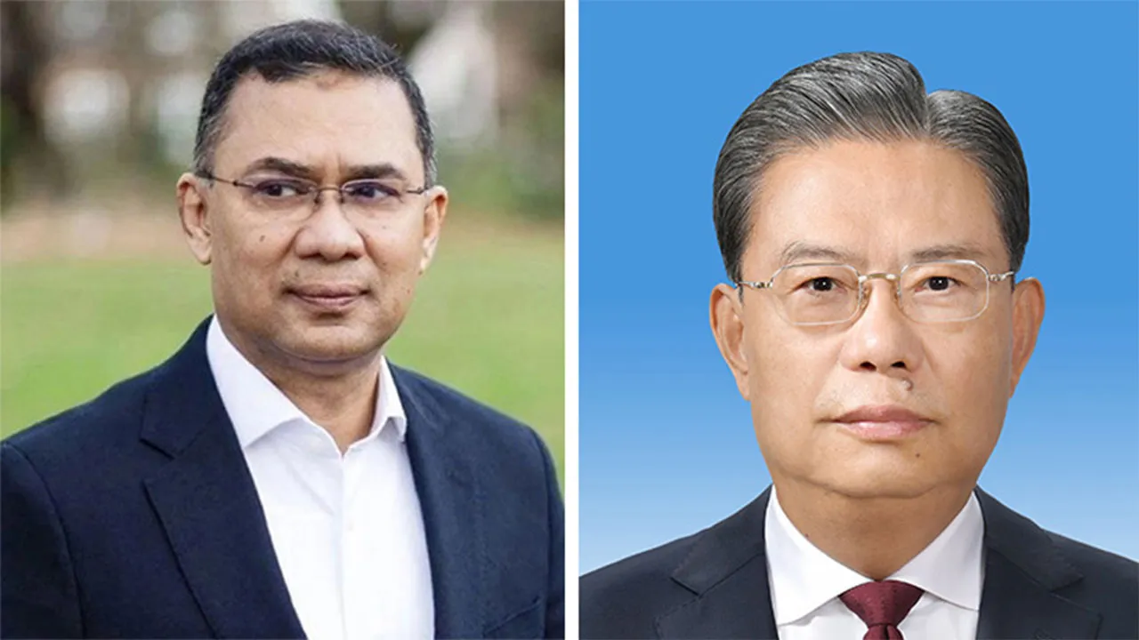 প্রধানমন্ত্রী তারেক রহমানের সাথে চীনের শীর্ষ আইনপ্রণেতা ঝাও লেজির সাক্ষাৎ