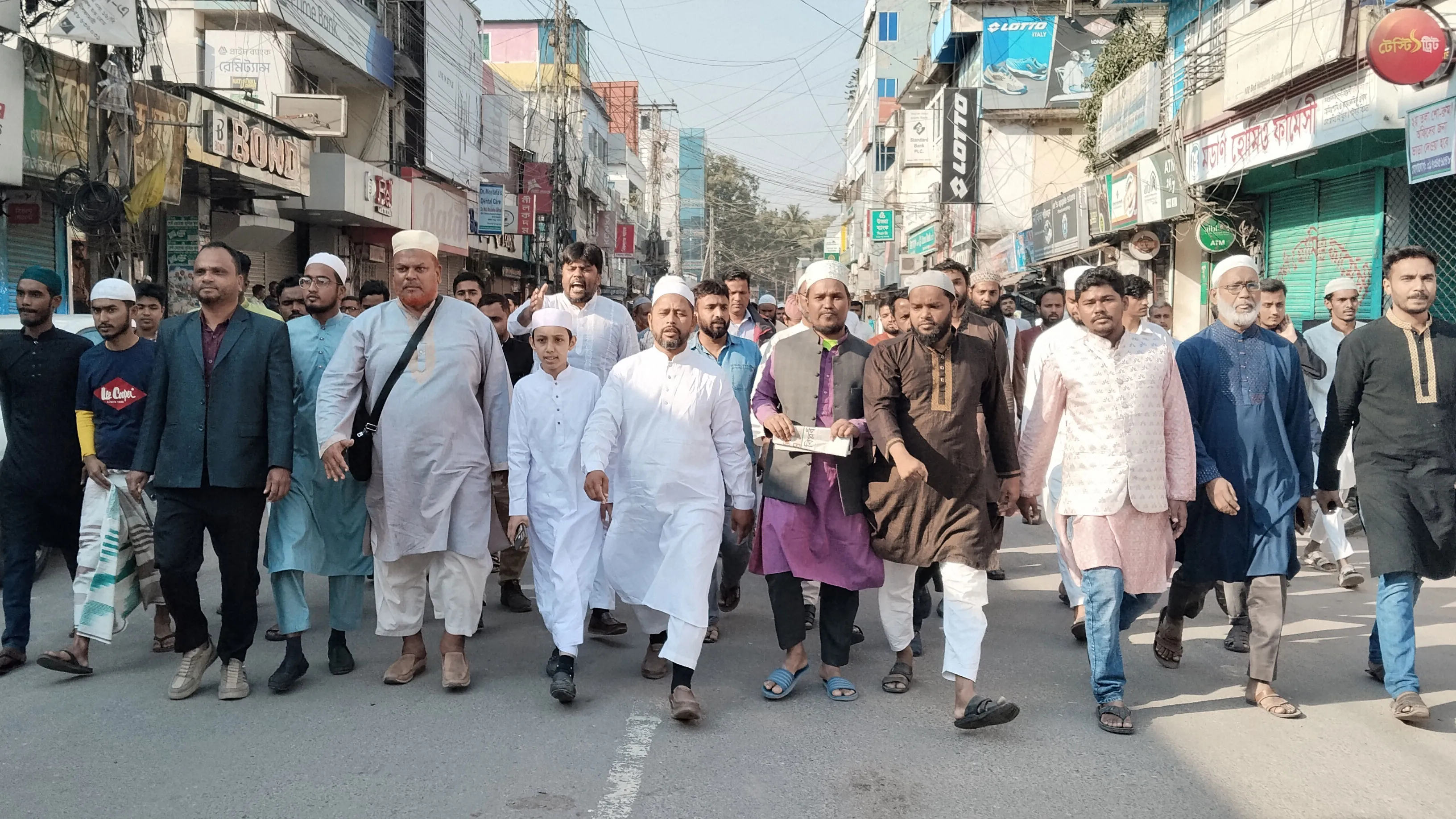 হাদি হত্যার বিচার দাবিতে সৈয়দপুরে বিক্ষোভ