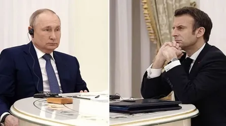 ইউক্রেন যুদ্ধ নিয়ে ম্যাক্রোঁর সাথে আলোচনায় প্রস্তুত পুতিন