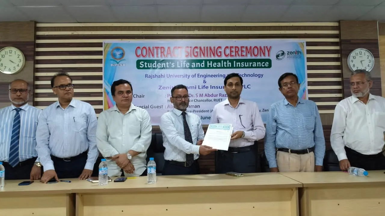 শিক্ষার্থীদের সুস্থতা ও নিরাপত্তায় রুয়েটে বিমা সেবা চালু : ভিসি
