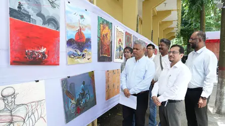 রাবিতে জুলাই গণঅভ্যুত্থান নিয়ে ৩ দিনব্যাপী চিত্র প্রদর্শনী শুরু
