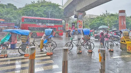 ৬ অঞ্চলে দমকা হাওয়াসহ ঝড়-বৃষ্টির পূর্বাভাস