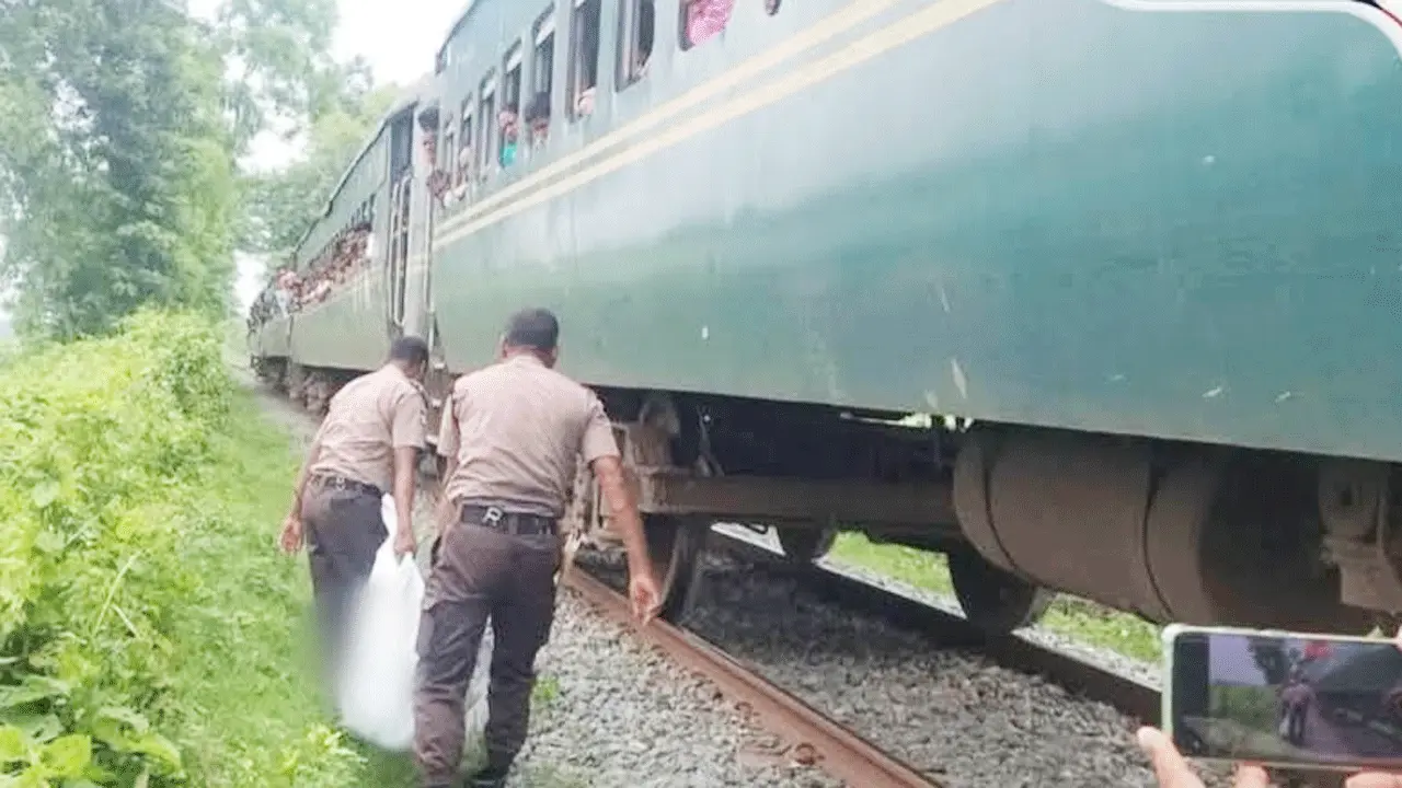 রাজবাড়ীতে ট্রেনে কাটা পড়ে অজ্ঞাত পরিচয় যুবকের মৃত্যু