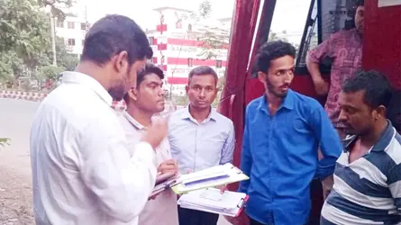 ঈদযাত্রায় অতিরিক্ত ভাড়া আদায়, রাজবাড়ীতে ৩ পরিবহনকে জরিমানা