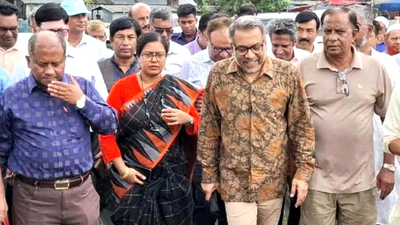 রাজবাড়ীতে রেলওয়ে ক্যারেজ ওয়ার্কশপ নির্মাণের সম্ভাব্য স্থান পরিদর্শন
