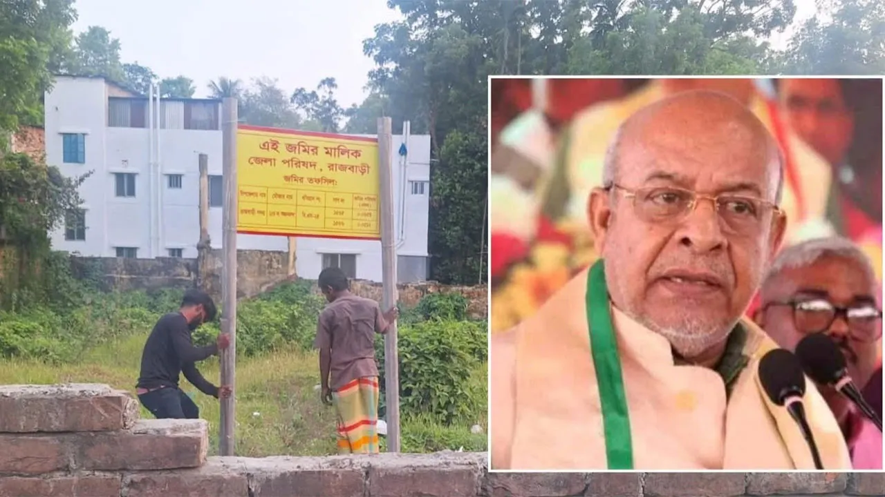 সাবেক রেলমন্ত্রীর দখলে থাকা ৫ কোটি টাকার জমি উদ্ধার
