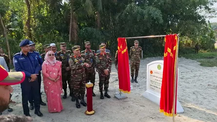 রাজবাড়ী সেনা পাব‌লিক স্কুল অ্যান্ড ক‌লে‌জের ভি‌ত্তি প্রস্তর স্থাপন