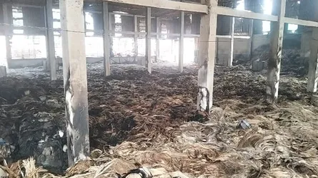 গোয়ালন্দে জুট মিলে আগুন