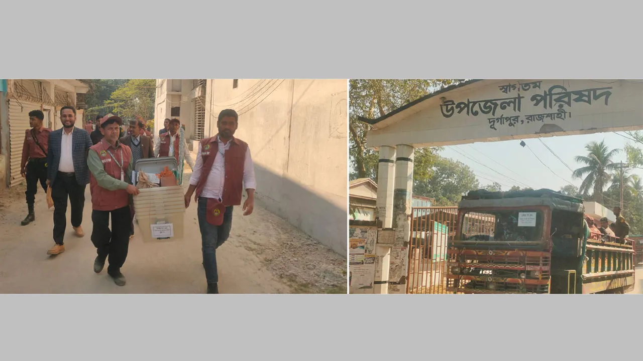 দুর্গাপুরে ৬৪ ভোটকেন্দ্রে পাঠানো হয়েছে নির্বাচনী সরঞ্জাম