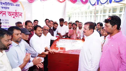 রাজশাহী সরকারি পলিটেকনিক ইনস্টিটিউটের অ্যাকাডেমিক ভবনের ভিত্তিপ্রস্তর স্থাপন