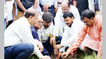 রাজশাহীতে জাতীয়তাবাদী পেশাজীবী দলের বৃক্ষরোপণ কর্মসূচির উদ্বোধন