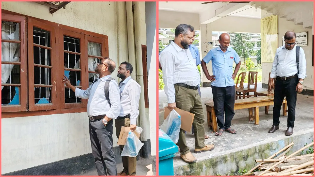 রাবিতে সংঘর্ষের ঘটনায় তদন্ত কমিটির ঘটনাস্থল পরিদর্শন, প্রতিবেদন জমা রোববার