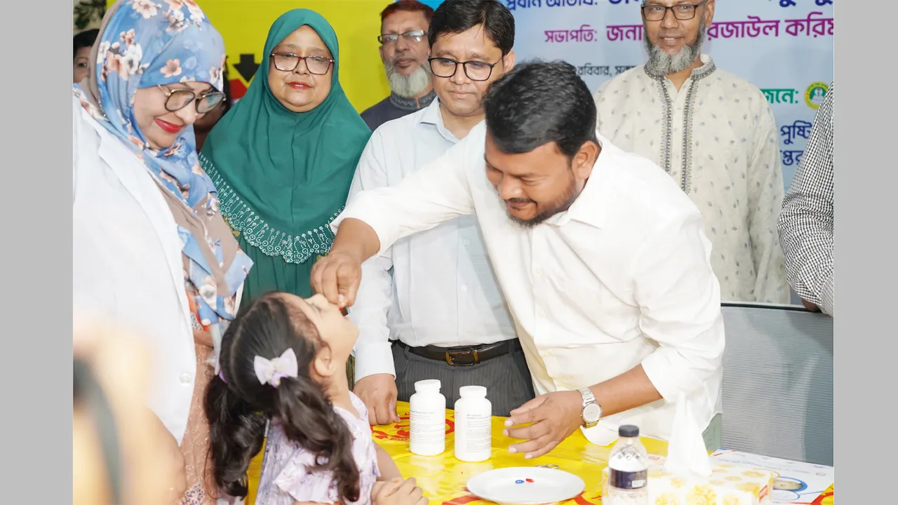 জাতীয় ভিটামিন ‘এ’ প্লাস ক্যাম্পেইনে রাসিকের শতভাগ সাফল্য অর্জন