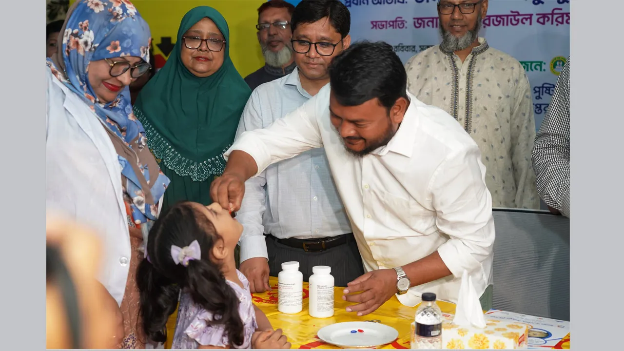রাজশাহী মহানগরীতে জাতীয় ভিটামিন ‘এ’ প্লাস ক্যাম্পেইনের উদ্বোধন