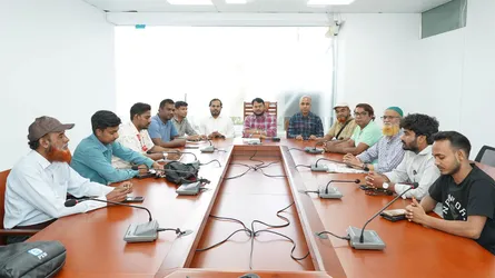রাজশাহী সাংবাদিক ইউনিয়নের সাথে রাসিক প্রশাসকের মতবিনিময়
