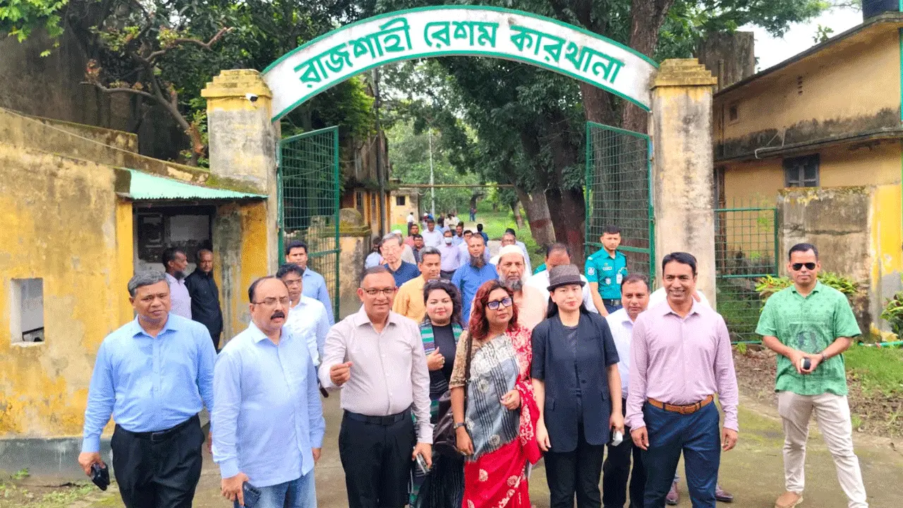 রাজশাহীর রেশমে ফিরছে গৌরব, চীনের বাজারে বাড়ছে সম্ভাবনা