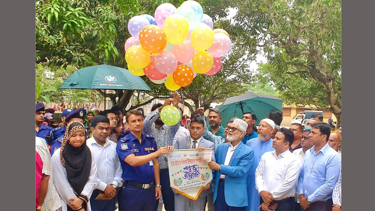 রাজশাহীসহ পাঁচ জেলায় হাম টিকাদান কর্মসূচি শুরু