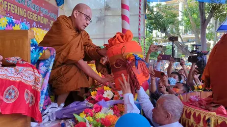 রাঙ্গামাটিতে শেষ হলো দুই দিনের কঠিন চীবর দানোৎসব