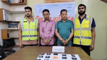 রাঙ্গামাটিতে মাদকের বড় চালানসহ দুইজন গ্রেফতার