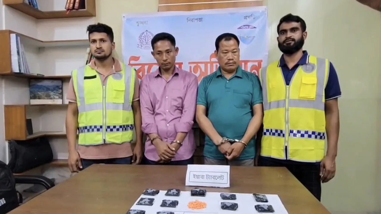 রাঙ্গামাটিতে মাদকের বড় চালানসহ দুইজন গ্রেফতার