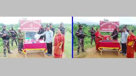 সীমান্তের হতদরিদ্র পরিবারকে স্বাবলম্বী করতে বিজিবির মানবিক সহায়তা প্রদান