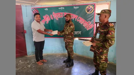 দুর্গাপূজা উৎসবে সেনাবাহিনীর আর্থিক সহায়তা ও নিরাপত্তা নিশ্চয়তা