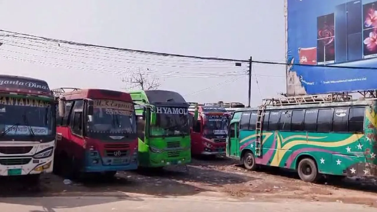 সৌদিয়া পরিবহন ঘিরে দ্বন্দ্ব, রাঙ্গামাটি থেকে ঢাকা–চট্টগ্রাম বাস চলাচল বন্ধ