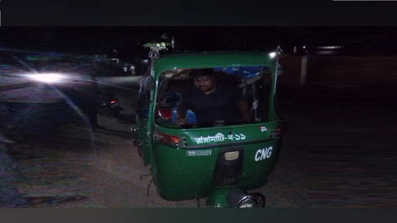 রাঙ্গামাটিতে সিএনজির ওপর বন্য হাতির হামলায় নিহত ১