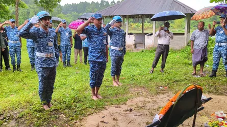রাঙ্গামাটিতে উক্যা ছাইন মারমার স্মৃতির প্রতি বিমান বাহিনী প্রধানের শ্রদ্ধা