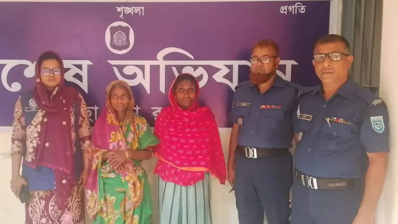 রংপুরে জমির বিরোধে চাচাতো বোনকে কুপিয়ে হত্যা, মা-মেয়ে গ্রেফতার