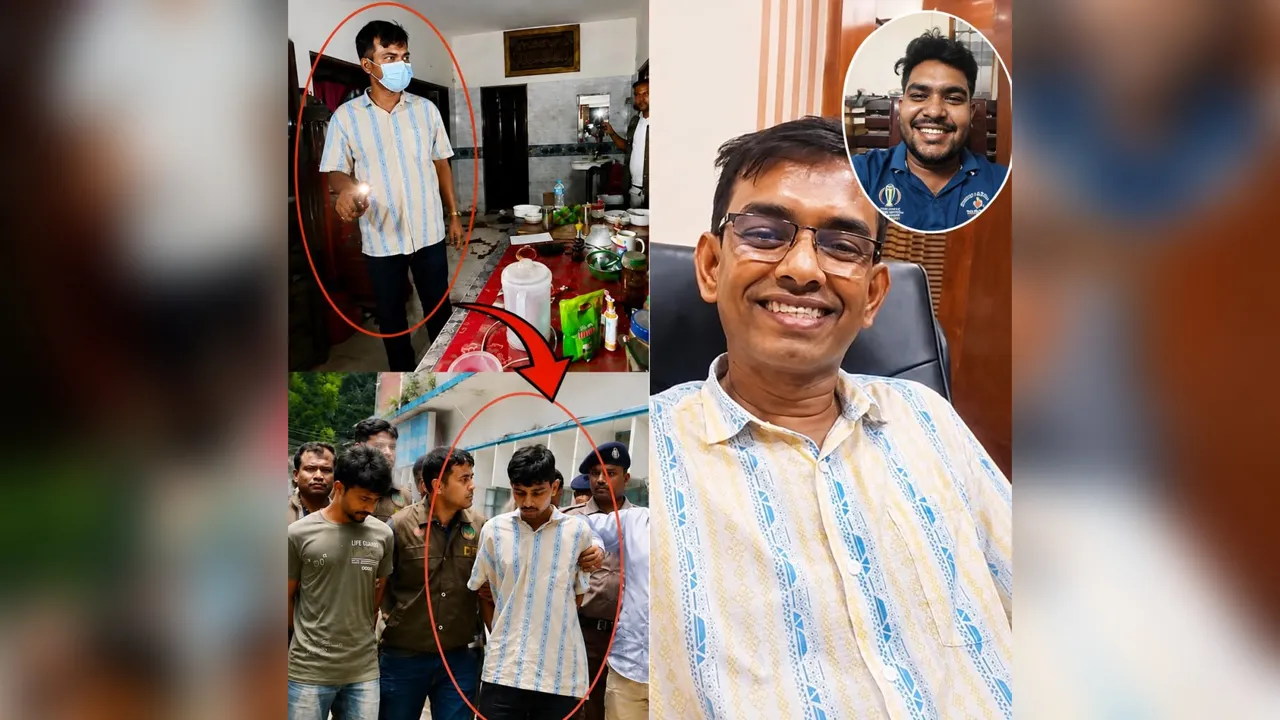 রংপুরে ফোর মার্ডারে শার্টকাণ্ড : পুলিশ কর্মকর্তার দাবি কাকতালীয়